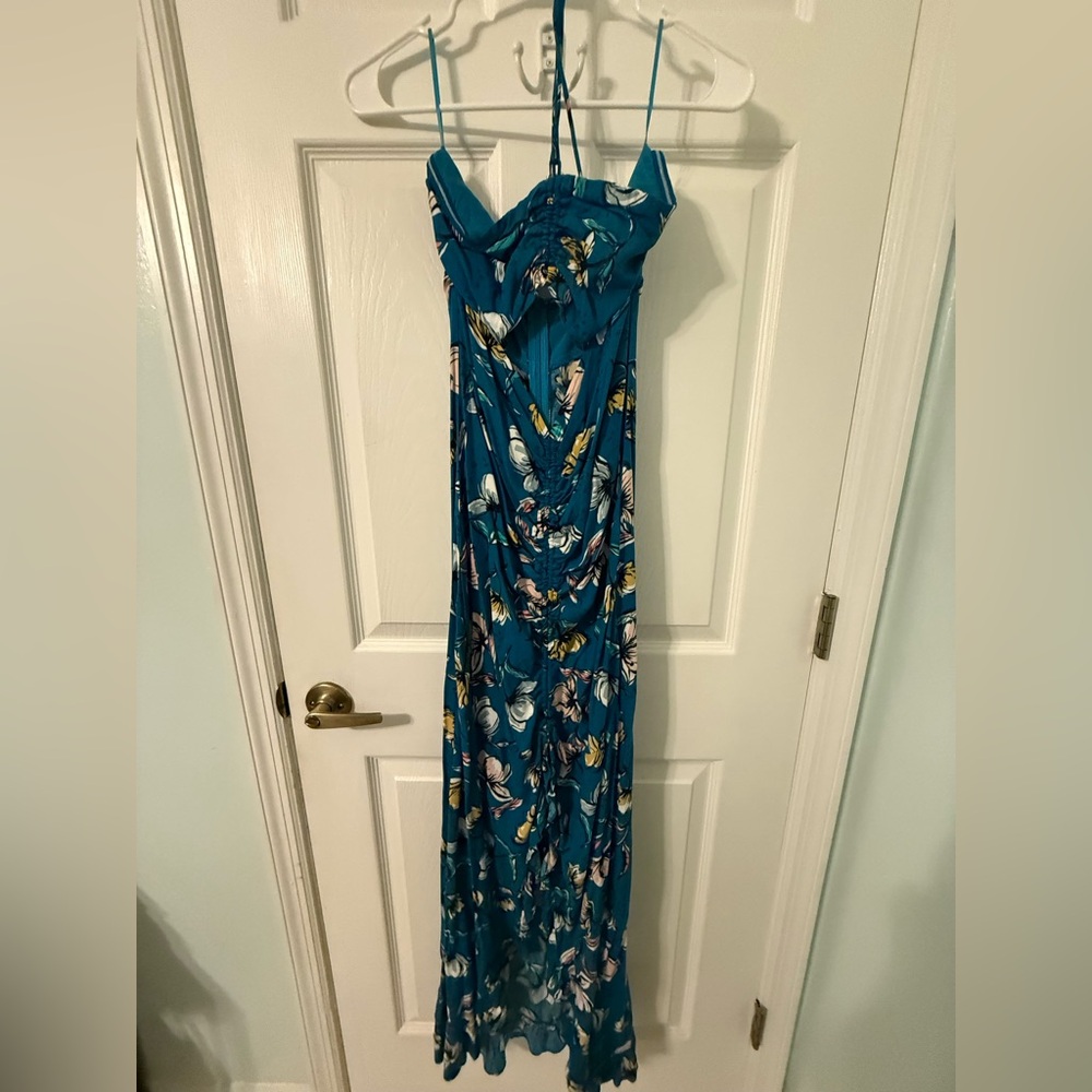 Blue maxi dress